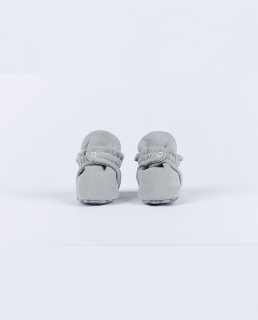 Baby Booties Grey Velvet (Inverno)  - Zás Trás for Babies