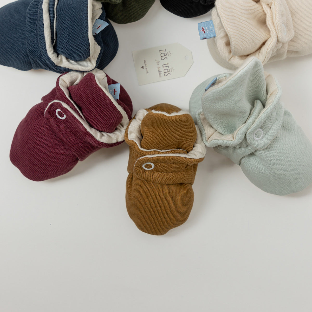 Baby Booties Olive Treat (Inverno) - Zás Trás for Babies
