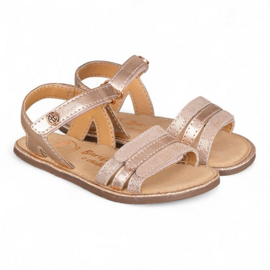 Sandália com Velcro Oro Rosado - Chetto