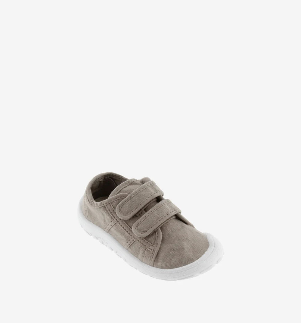Sapatilha de Lona Velcro Beje - Victoria