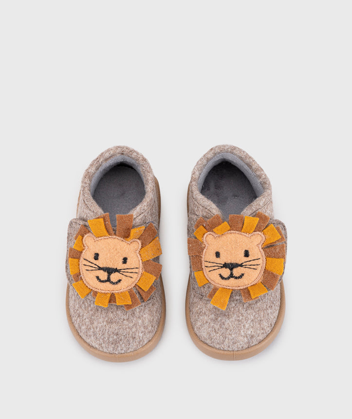 Pantufas Homie Leon Taupe - Igor