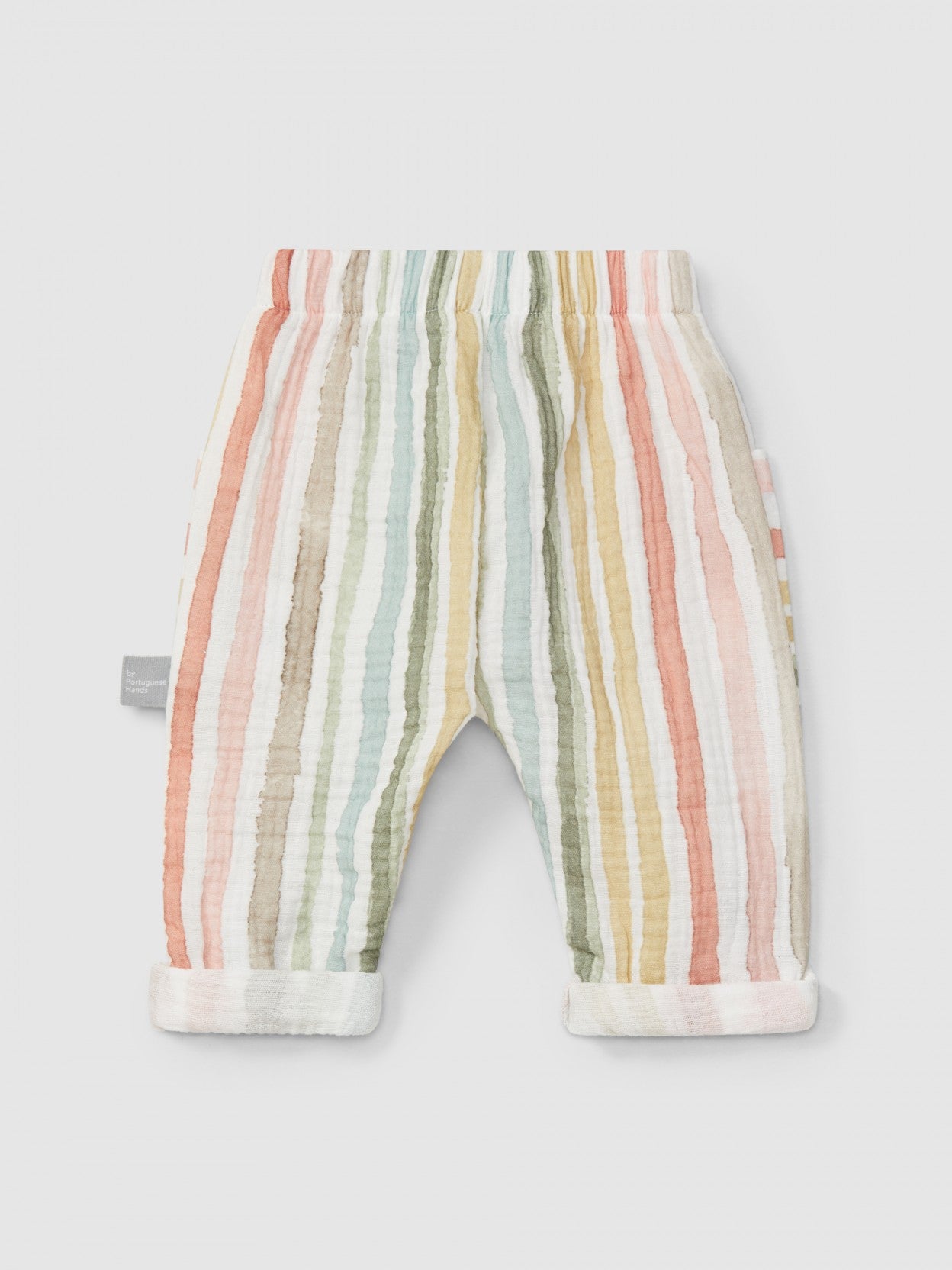 Calças Pull-Up Riscas Multicolor - Snug