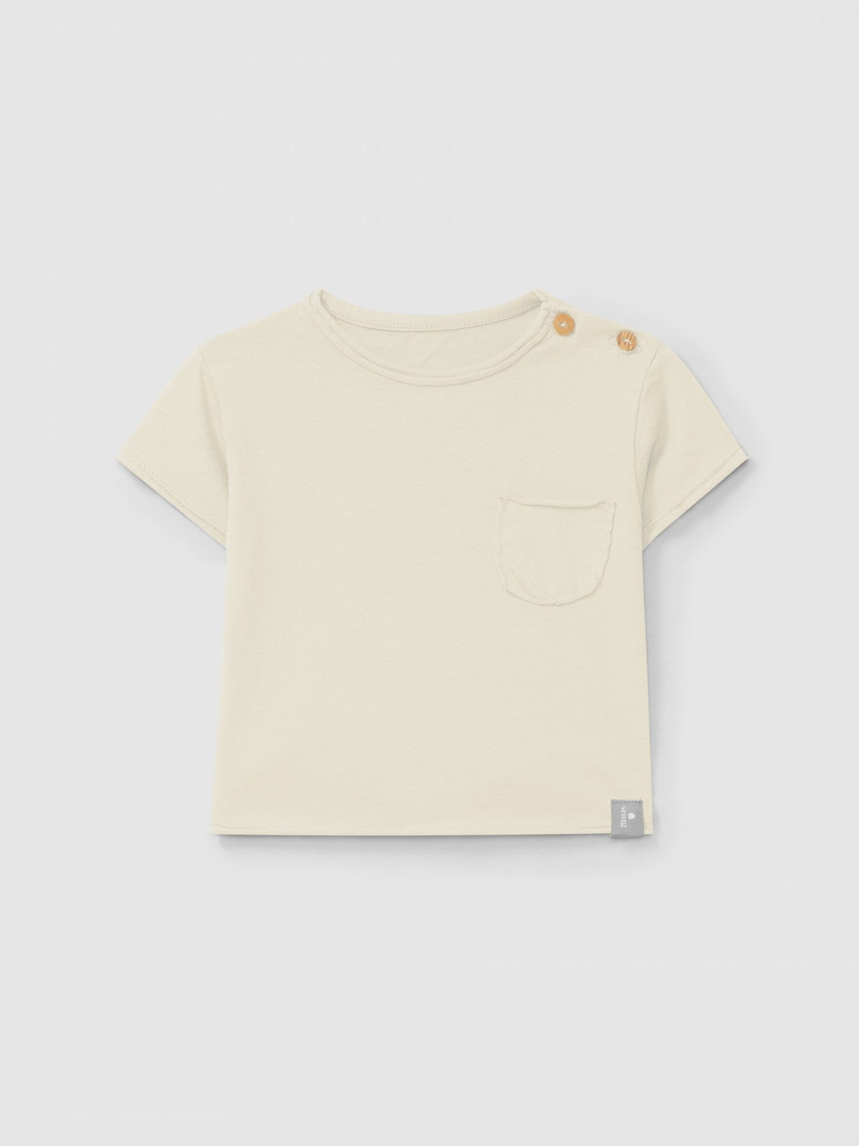 T-shirt com bolso lisa - Snug