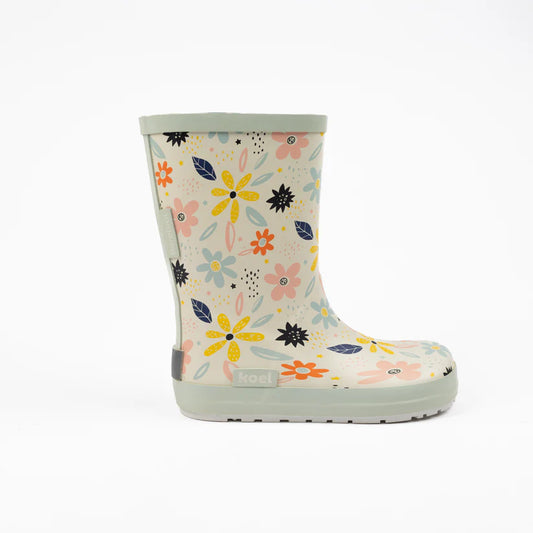Galochas Wellie White Flowers  - Koel