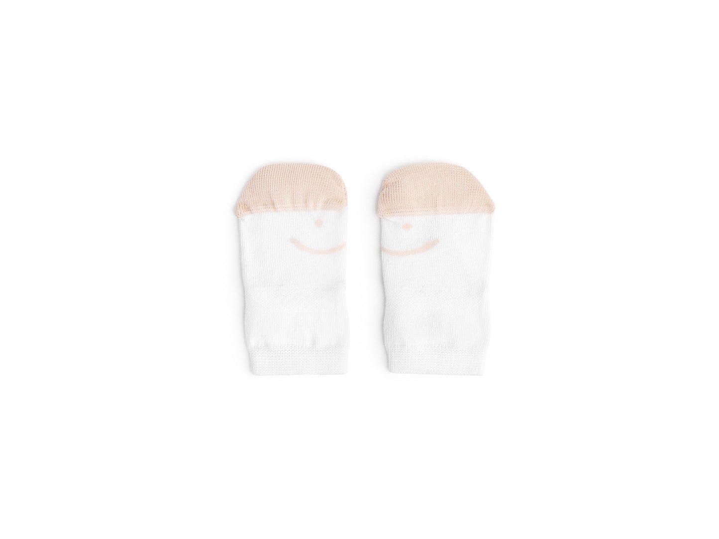 Kit de 3 Meias Barefoot Off White/Natural - Tip Toey Joey