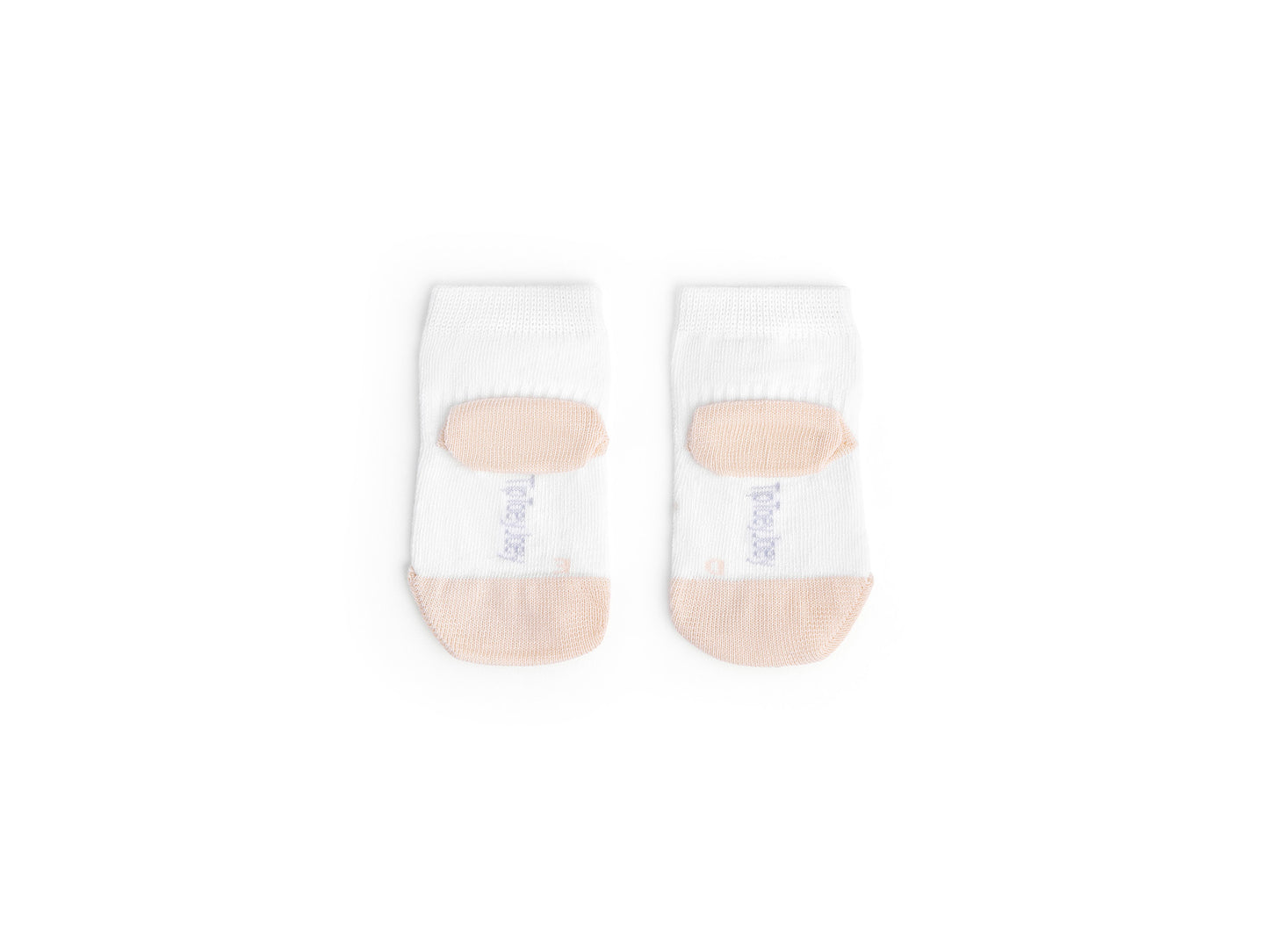 Kit de 3 Meias Barefoot Off White/Natural - Tip Toey Joey