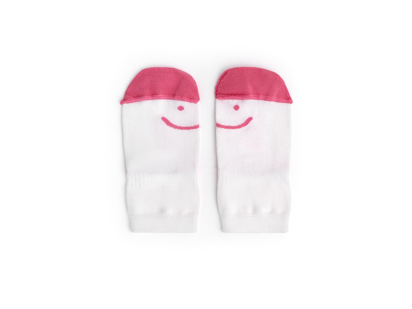 Kit de 3 Meias Barefoot Off White/Rosa/Violeta - Tip Toey Joey
