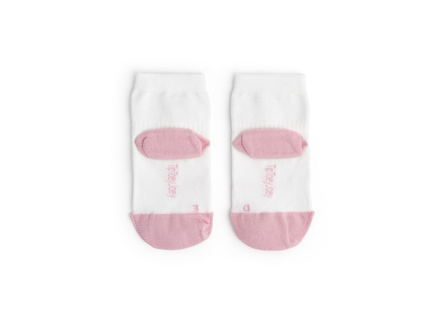 Kit de 3 Meias Barefoot Off White/Rosa/Violeta - Tip Toey Joey