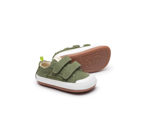 Ténis Bossy Green Pistache (Lona Vegan) - Tip Toey Joey