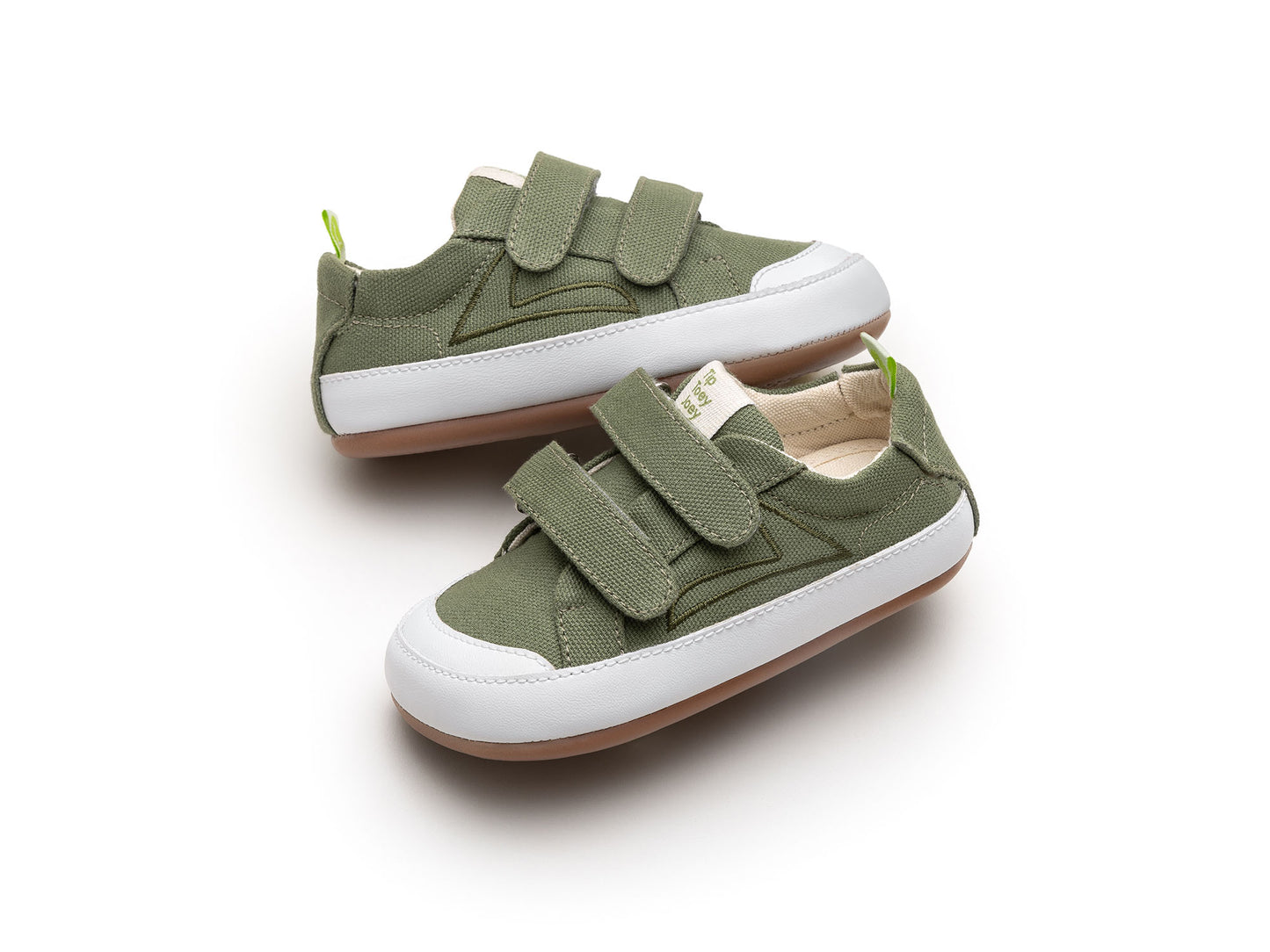 Ténis Bossy Green Pistache (Lona Vegan) - Tip Toey Joey
