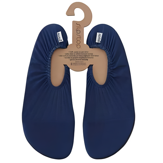 SlipStop Navy Adulto  - Meias Piscina