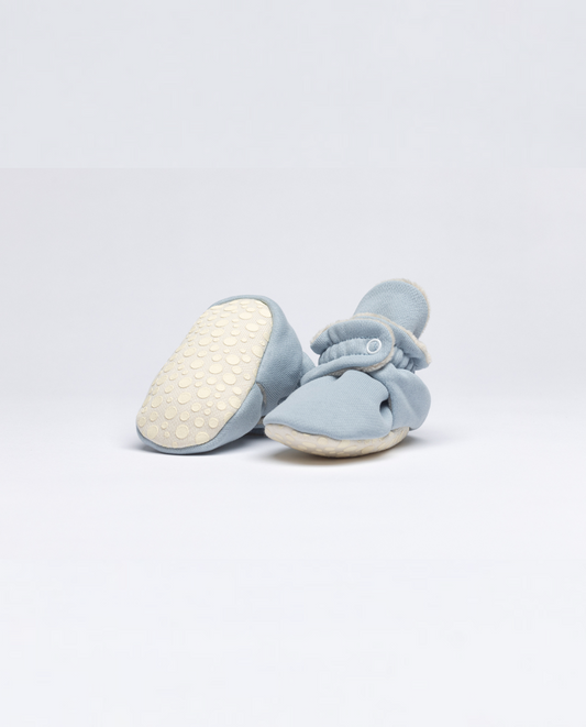 Baby Booties Fluffy Blue Curacao (Inverno) - Zás Trás for Babies