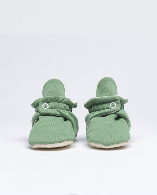 Baby Booties Fluffy Avocado Pancake (Inverno) - Zás Trás for Babies