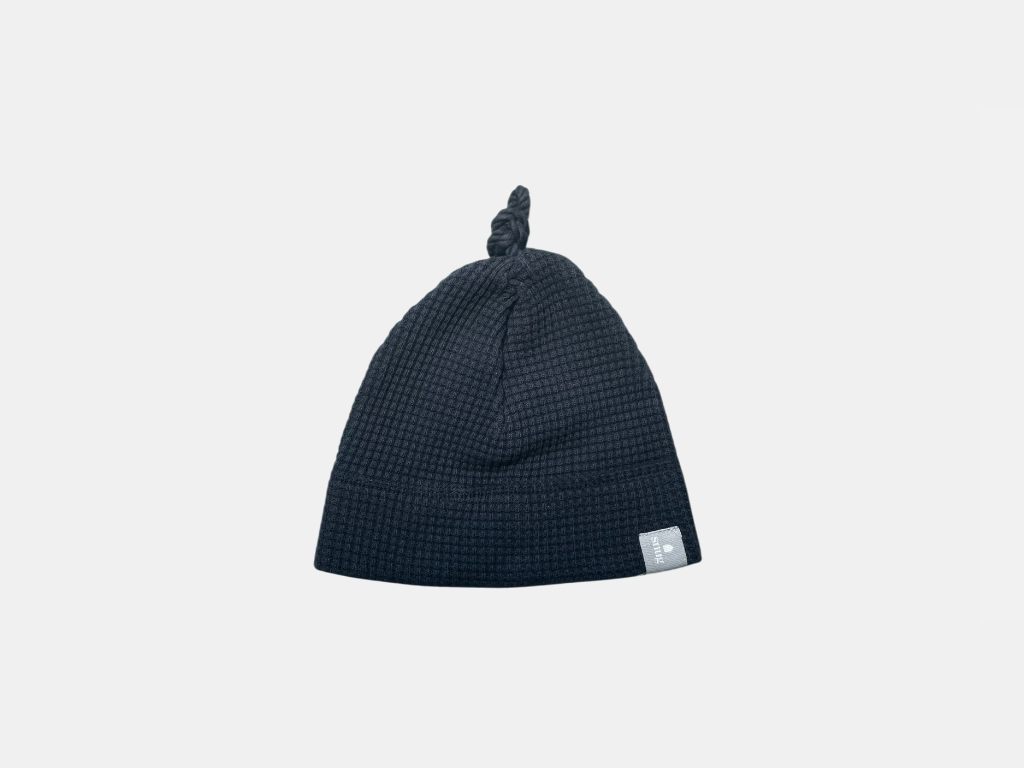 Gorro malha waffle com nó Azul - Snug