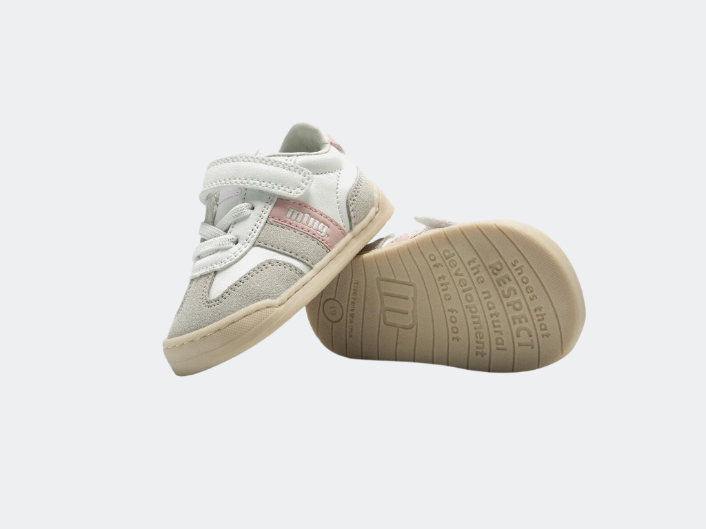 Ténis Free Baby Rosa e Cinza - Mustang