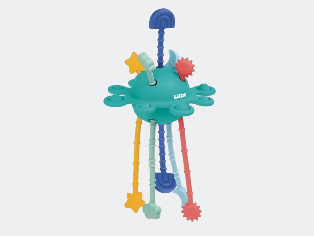 Brinquedo Sensorial para Puxar com Pop It - LUDI