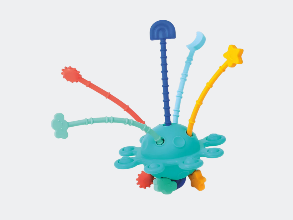 Brinquedo Sensorial para Puxar com Pop It - LUDI