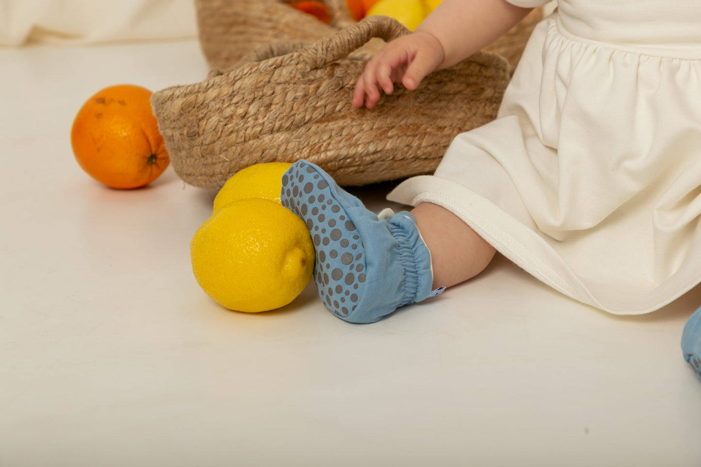 Baby Booties Blue Marshmallow (Verão) - Zás Trás for Babies