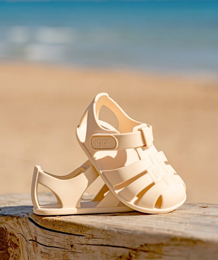 Sandálias Barefoot Nemo Marfil - Igor