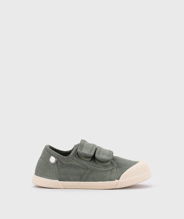 Ténis de Lona Velcro Kaki - Igor