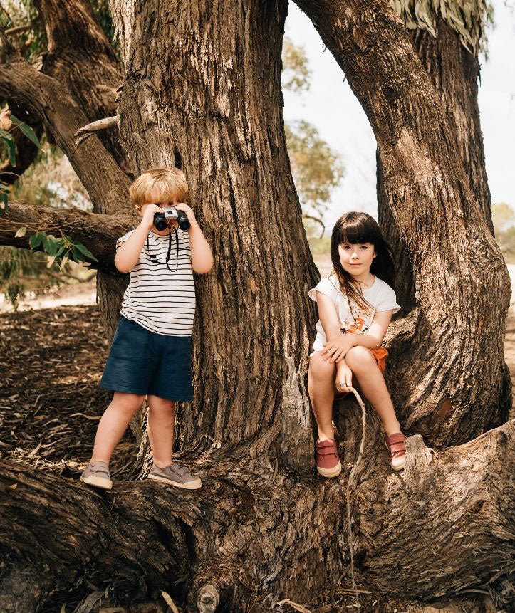 Ténis de Lona Velcro Terracota - Igor