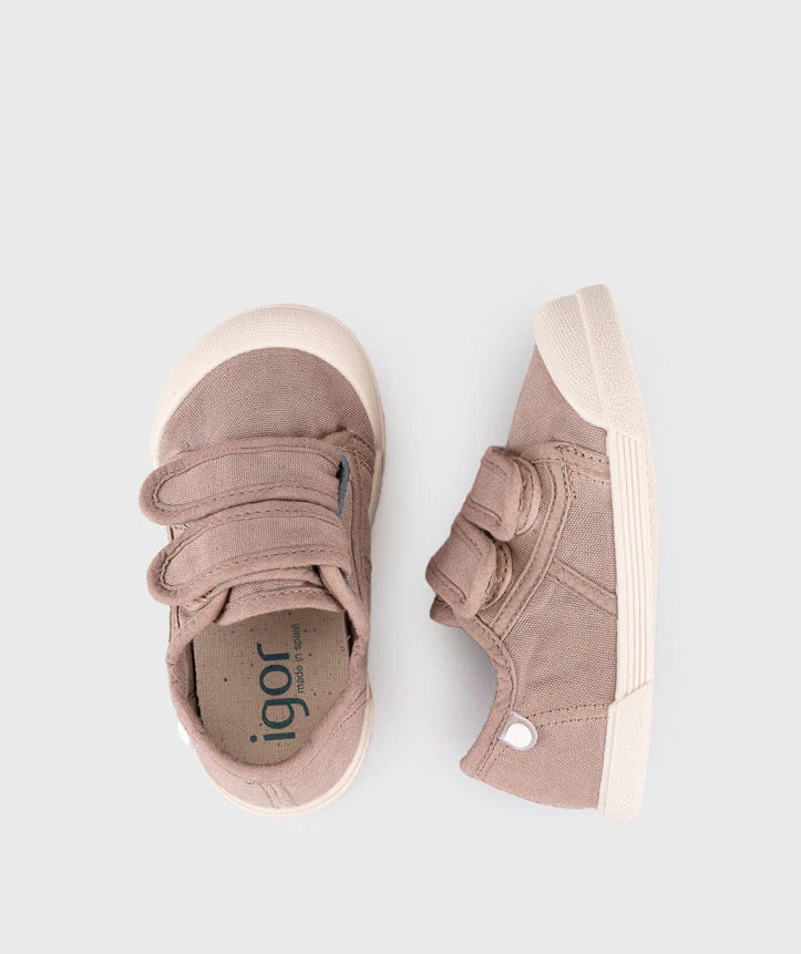 Ténis de Lona Velcro Cacao - Igor