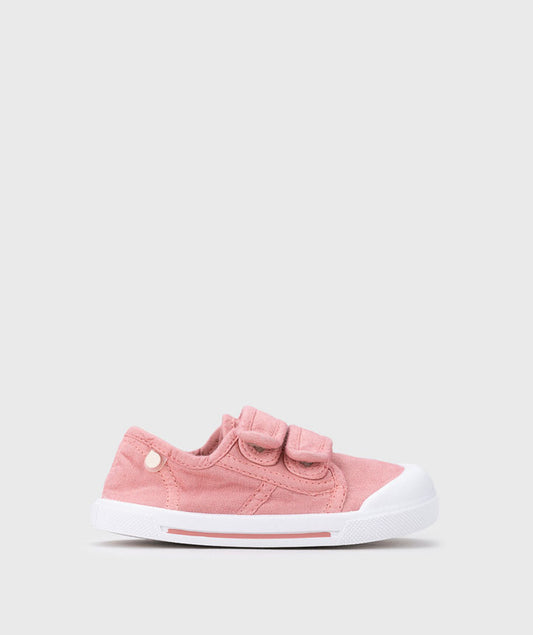 Ténis Canvas de Lona Velcro Rosa - Igor