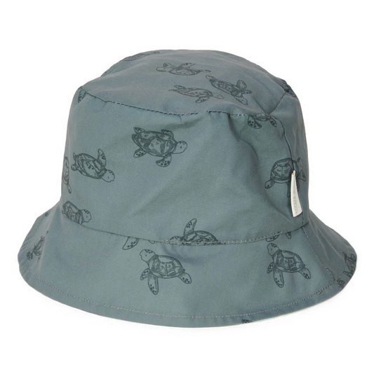 Chapéu de Verão Reversivel – Fresh Greens / Turtle Island - Little Dutch