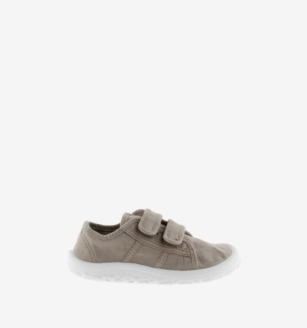 Sapatilha de Lona Velcro Beje - Victoria