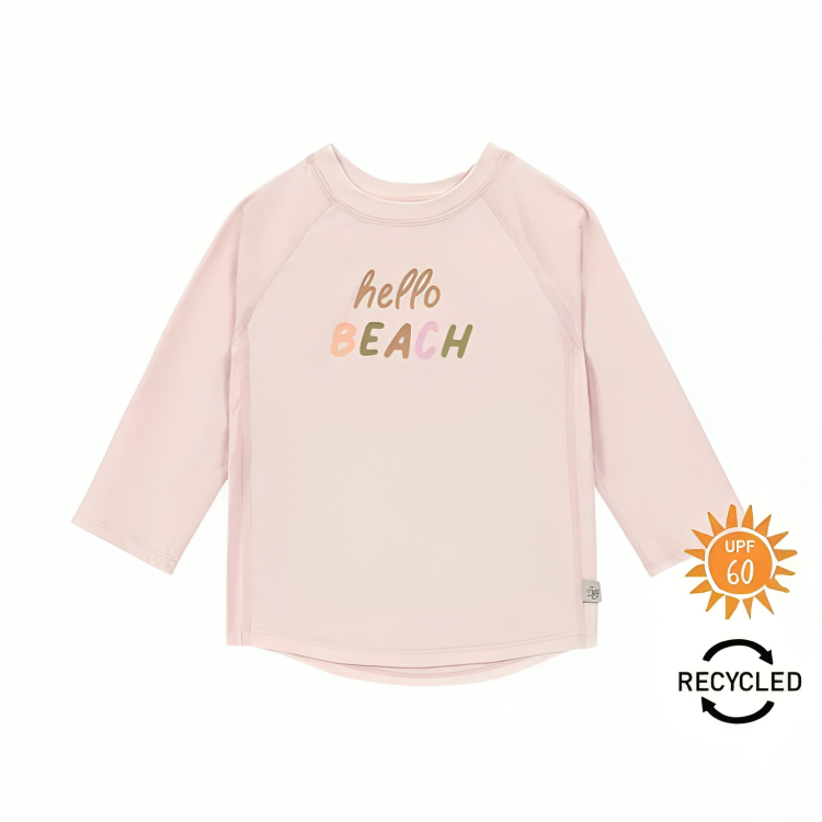 Camisola de Praia Hello Beach Rosa (Manga Comprida) - Lässig