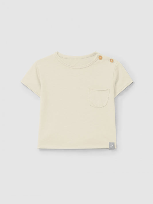 T-shirt com bolso lisa - Snug