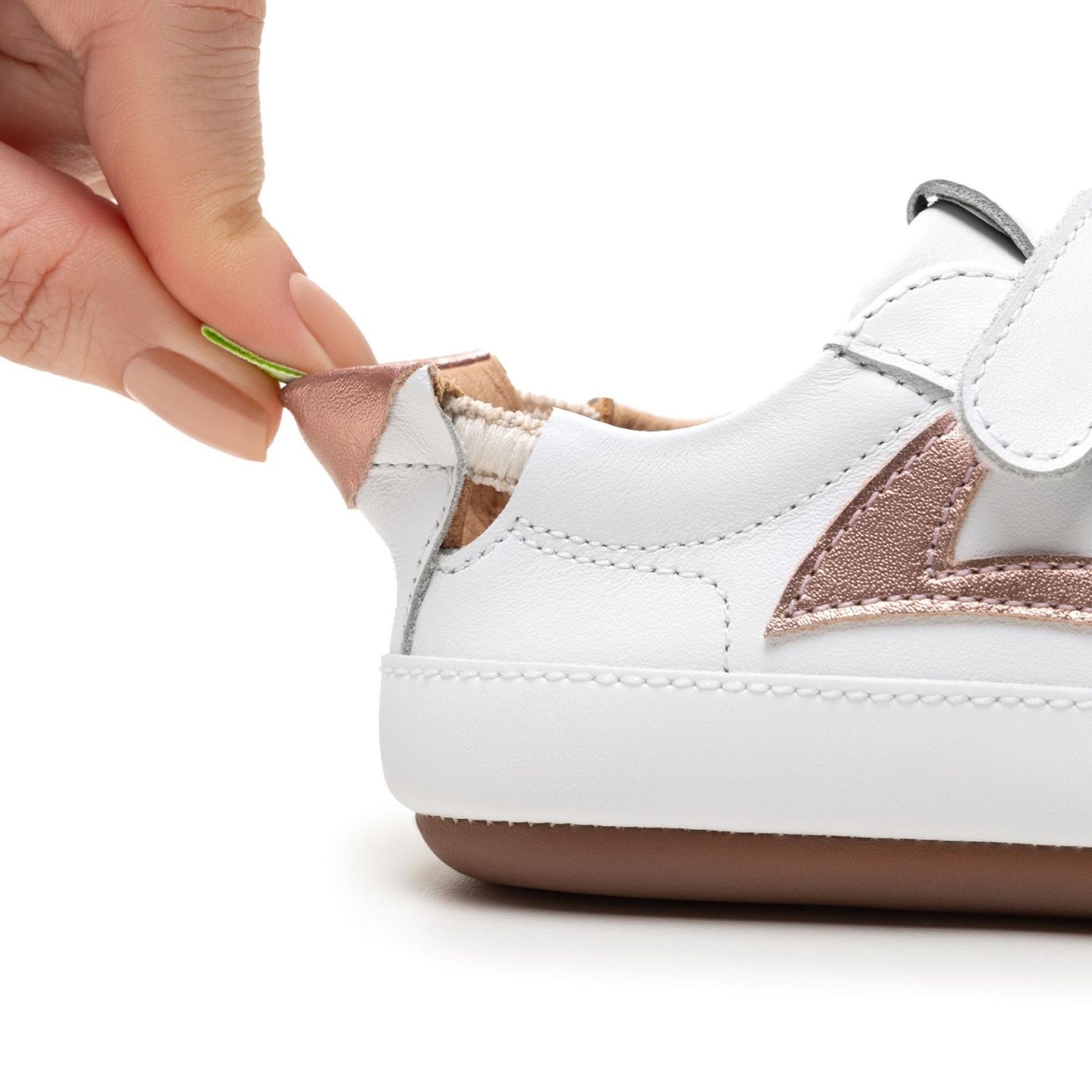 Ténis Hopper White/Rose Gold - Tip Toey Joey