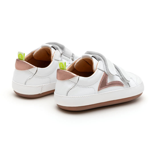 Ténis Hopper White/Rose Gold - Tip Toey Joey