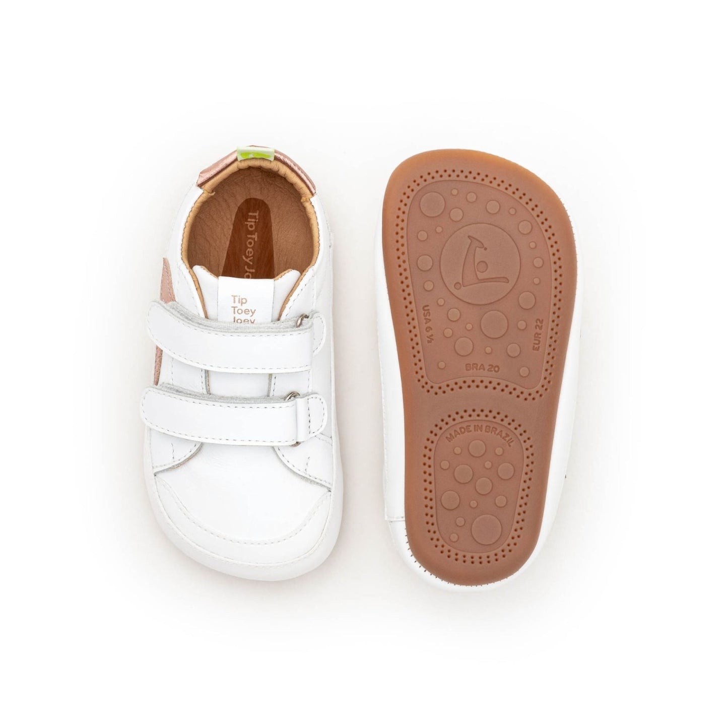 Ténis Hopper White/Rose Gold - Tip Toey Joey
