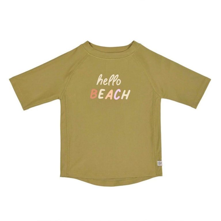 Camisola de Praia Hello Beach Verde - Lässig