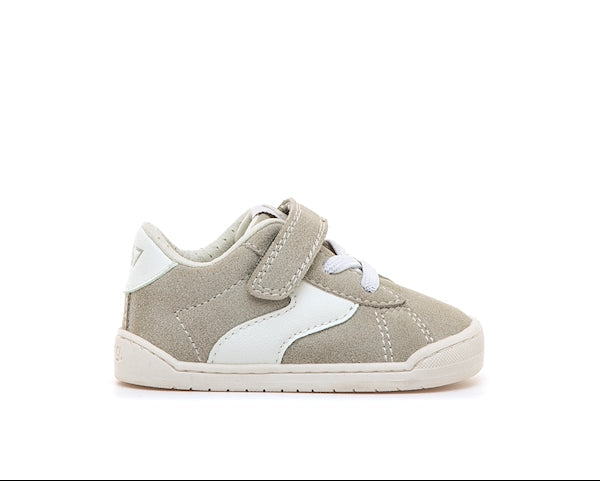 Ténis Free Baby Cinza e Branco - Mustang