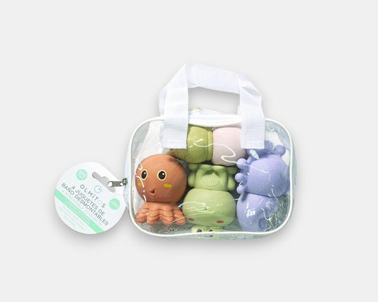 Bolsa com 4 Brinquedos de Banho Removíveis Seja - Olmitos