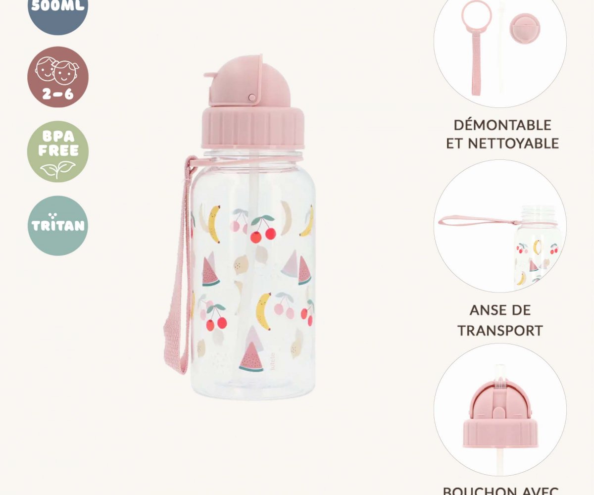 Garrafa de Plástico Fruits