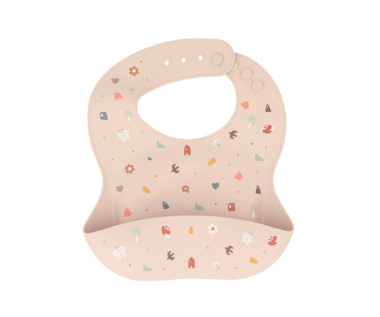 Babete de silicone Geometric Nature