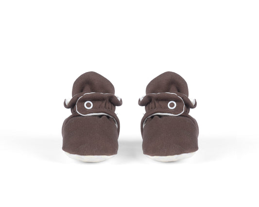 Baby Booties Chocolate Tiramisu (Mid Season) - Zás Trás for Babies