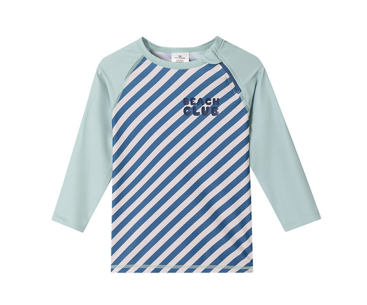 Camisola de proteção solar de manga comprida Stripes Blues & Beyond - Monnëka