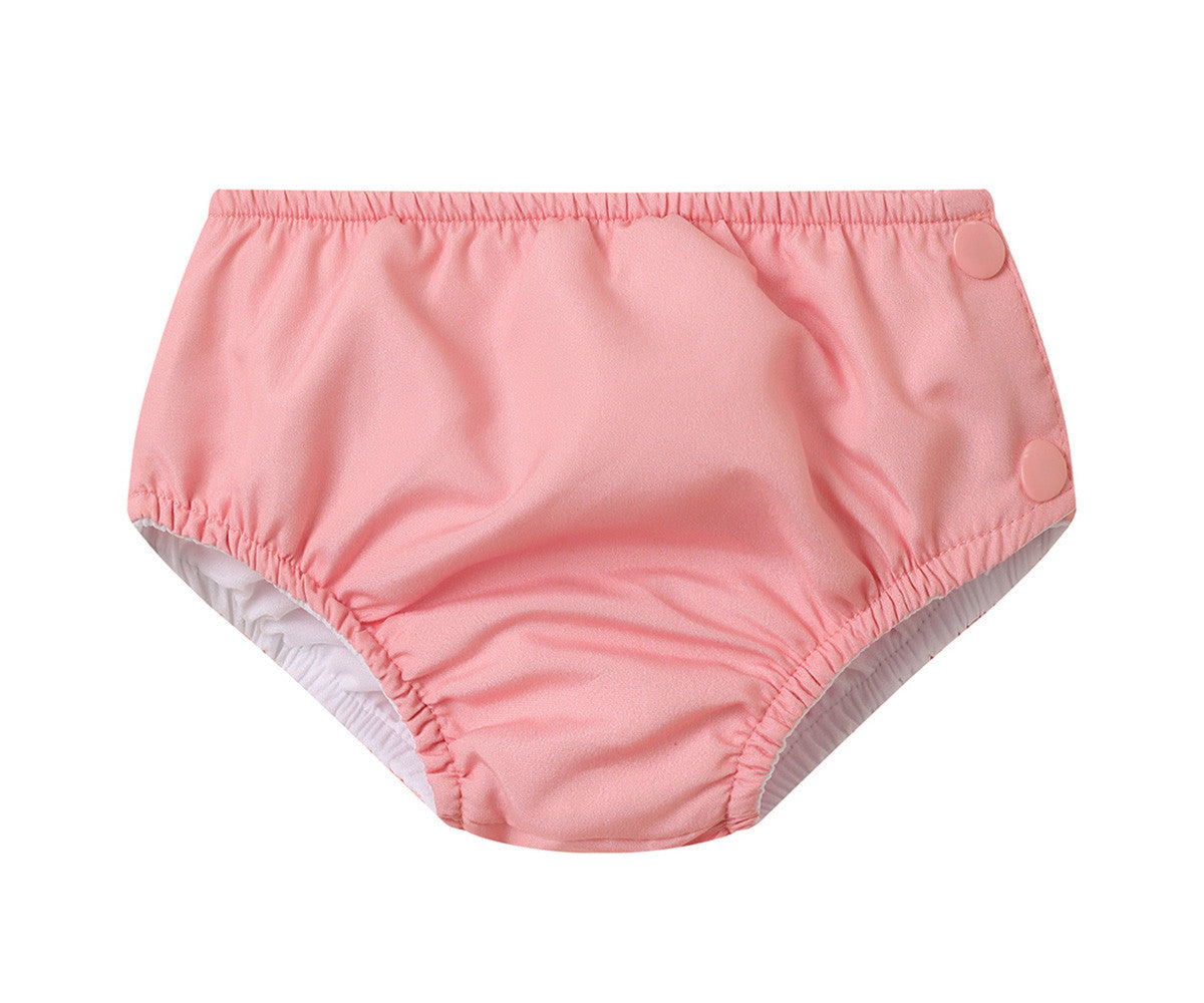 Cueca com fralda Stripes Bloom & Blush Folhos - Monnëka