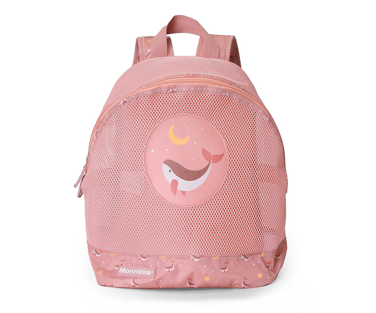 Mochila Infantil Anti-Areia Whale Pink - Monnëka