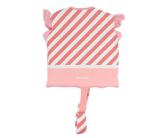 Colete Flutuador Aprendizagem Stripes Bloom & Blush - Monnëka