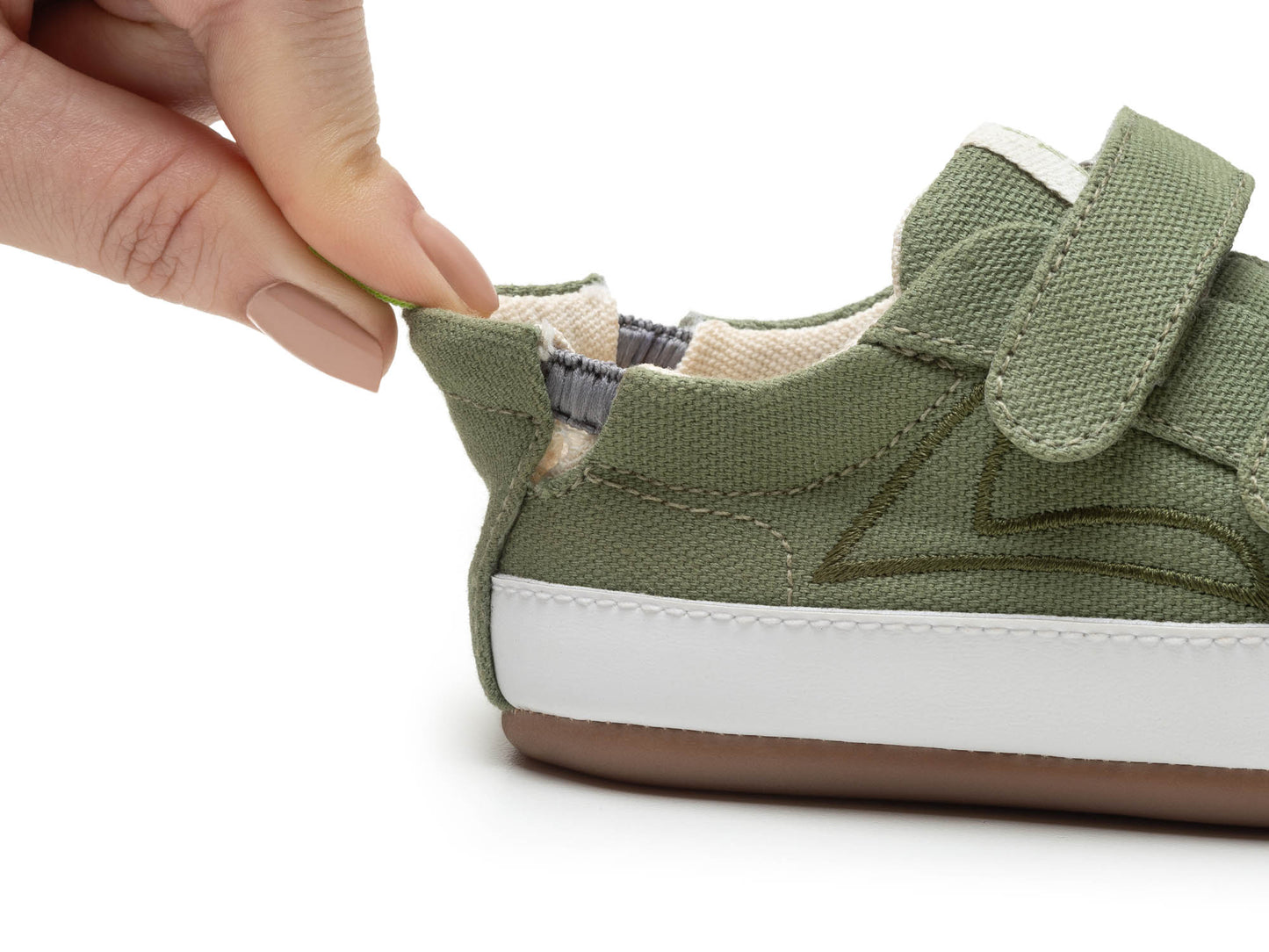 Ténis Bossy Green Pistache (Lona Vegan) - Tip Toey Joey