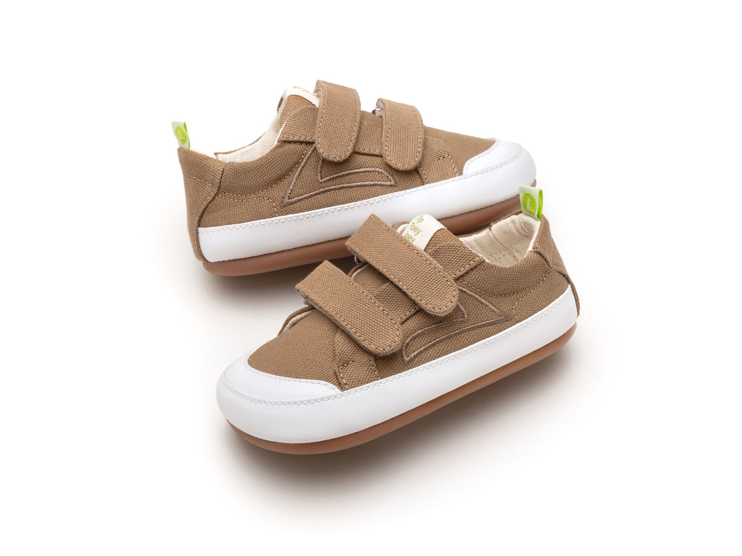 Ténis Bossy Green Amendoa (Lona Vegan) - Tip Toey Joey