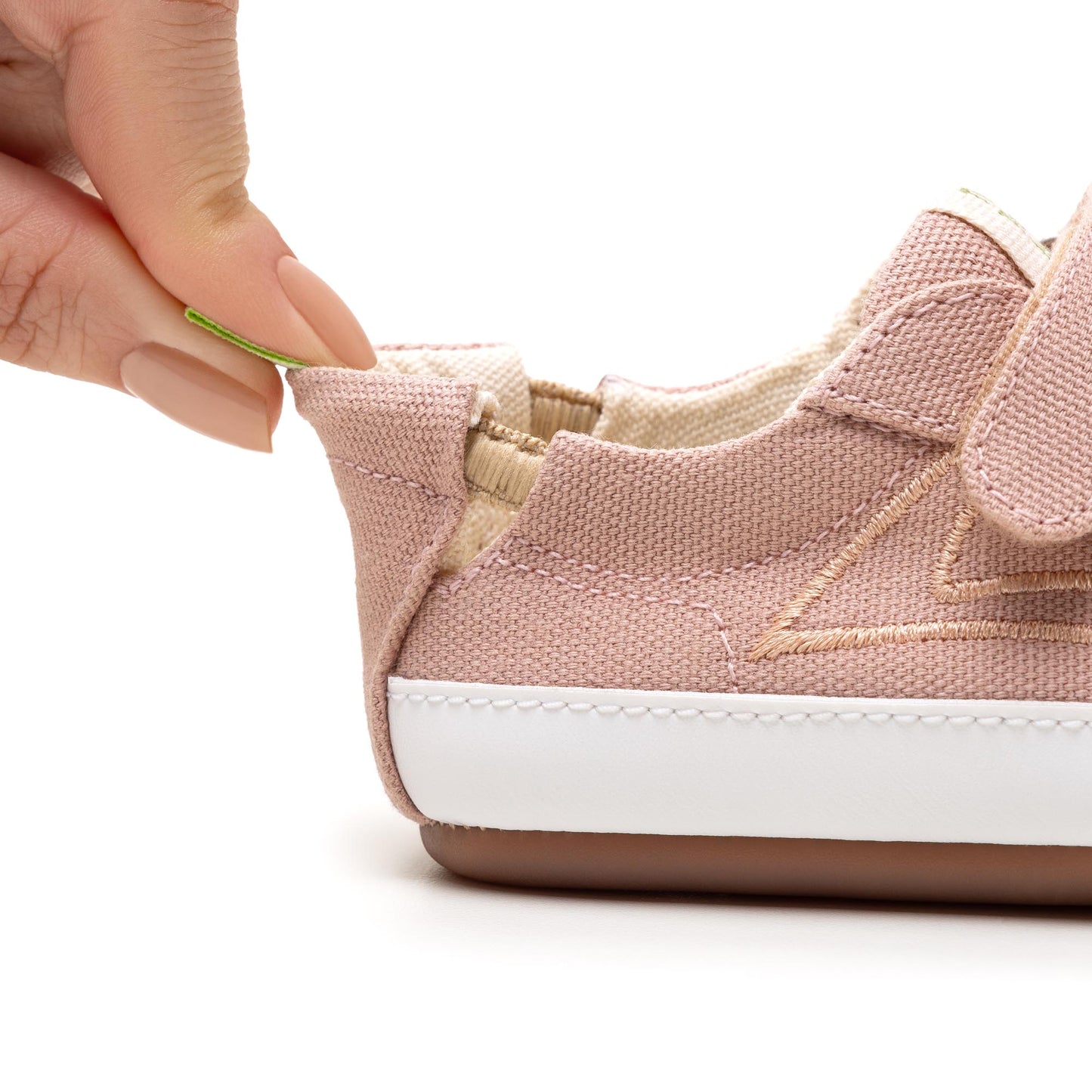 Ténis Dash Green Rosa Quartzo (Lona) - Tip Toey Joey