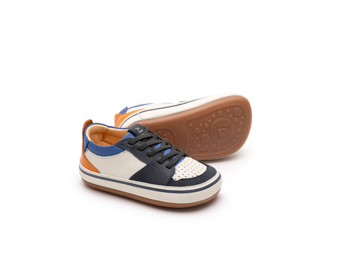 Ténis Ollie Navy/Tangerine - Tip Toey Joey
