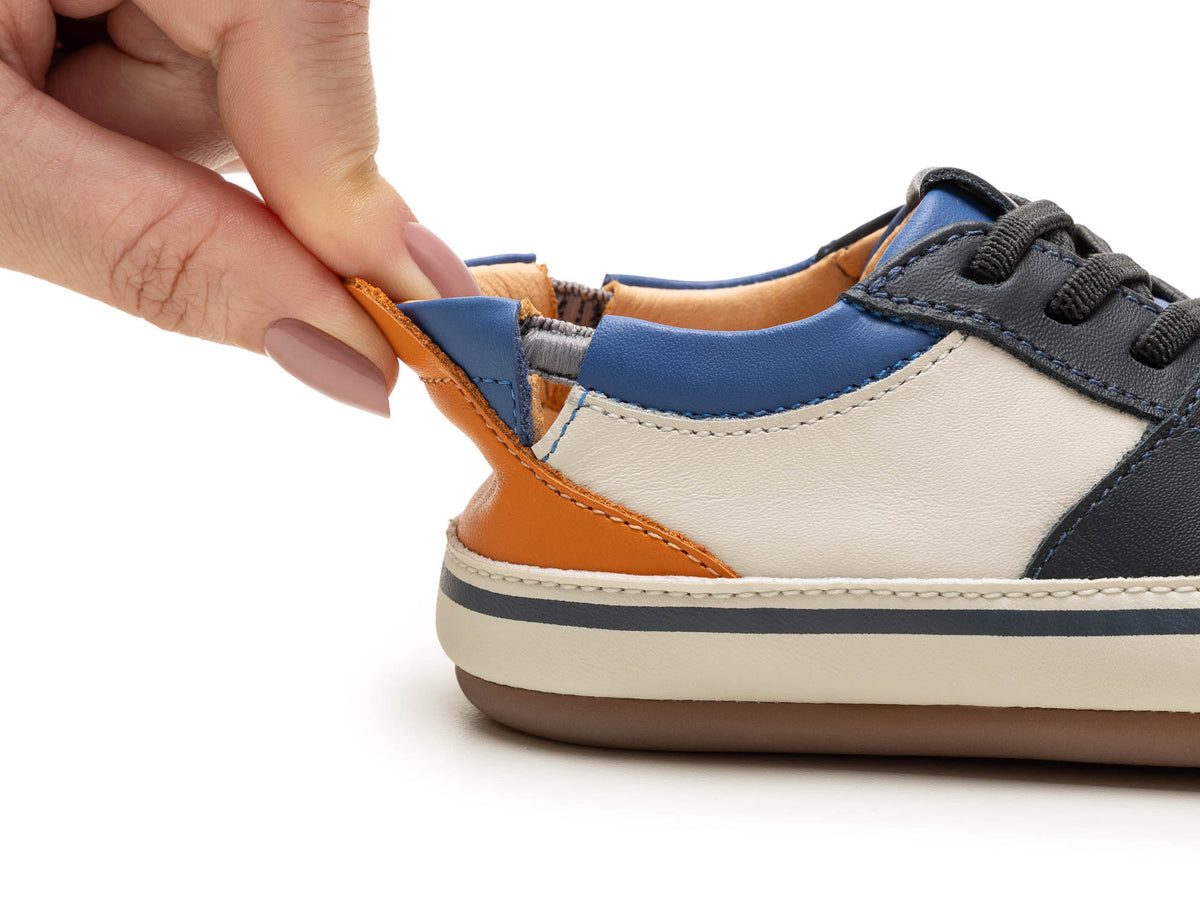 Ténis Ollie Navy/Tangerine - Tip Toey Joey