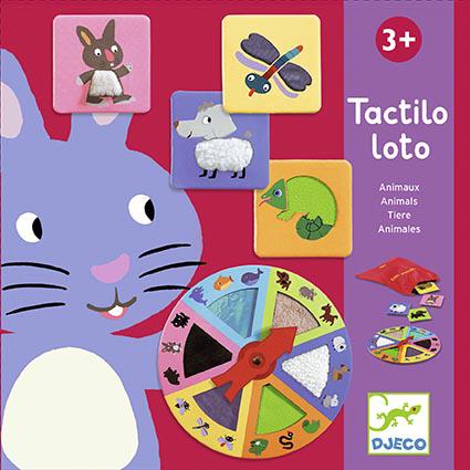 Animais e Texturas - Jogo de Loto Táctil - DJECO